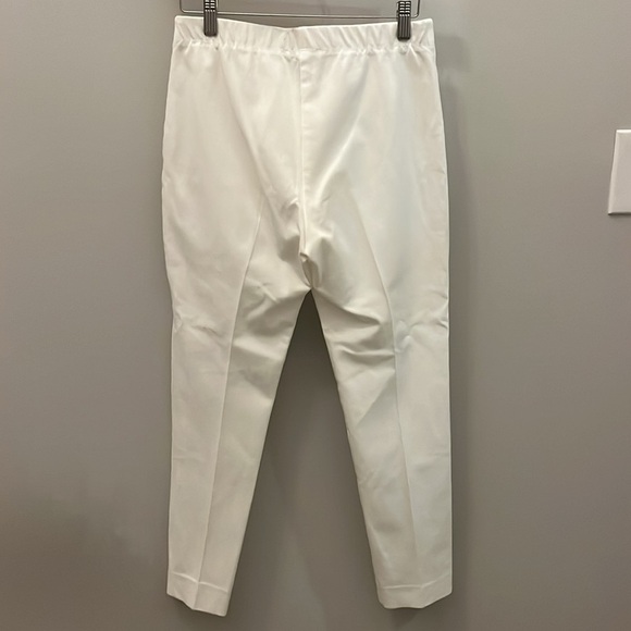 Fifteen Twenty Ankle Slit Pants Pull-On Off White Size Small Elastic Waist - Picture 5 of 5